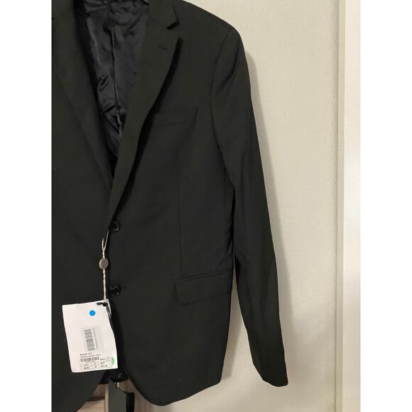 NWT Manuel Ritz black sport coat Italian size 48 - Picture 3 of 9
